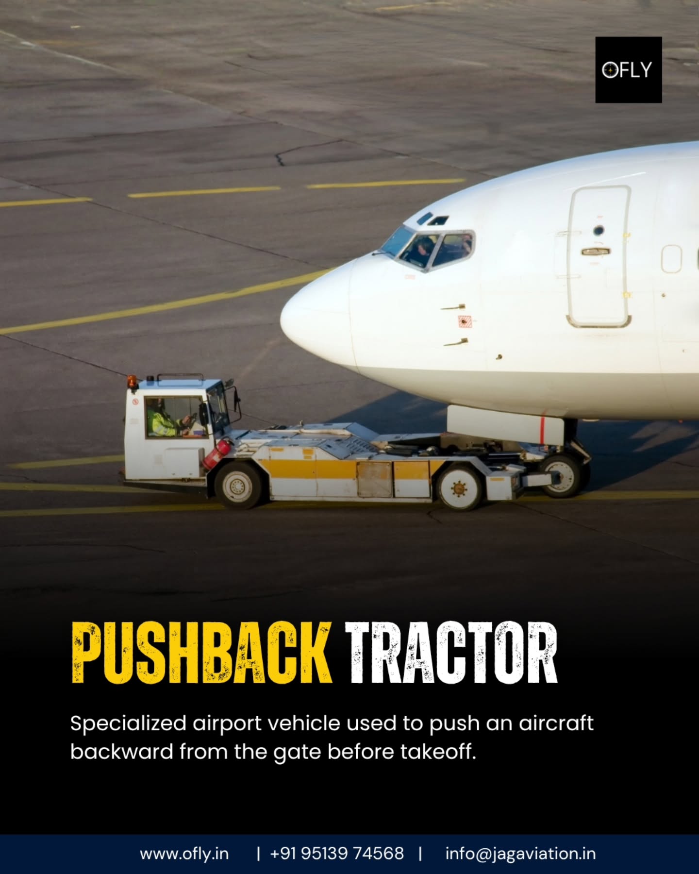 In aviation, even ground movement is carefully planned.
Pushback tractors play a key role in every safe departure.
Aircraft don’t have reverse gear.
A pushback tractor safely moves them away from the gate before taxi.
At OFLY, aviation learning goes beyond the cockpit.
www.ofly.in
#OFLY #aviationexposure #pushbacktractors #behindthescene #aviationcamp