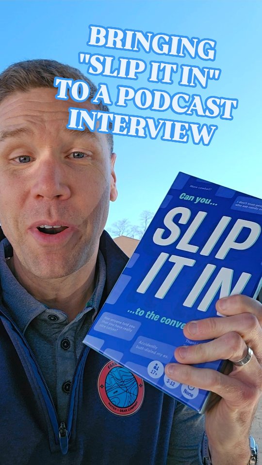 We joined @alex_b_sheridan as a guest on th Founders Talk Podcast.
I decided to add a little fun and brought the @graymattersgames "Slip It in" to play during the interview.
Slip it in is a game where you get cards with odd phrases that you try to Slip into you conversation with out it getting noticed.
Both Alex and I got one card...did we get caught or successfully Slip it in? You will have to watch the podcast to find out. Stay tuned.
#motivation #podcast #boardgames #watchfam #chicago