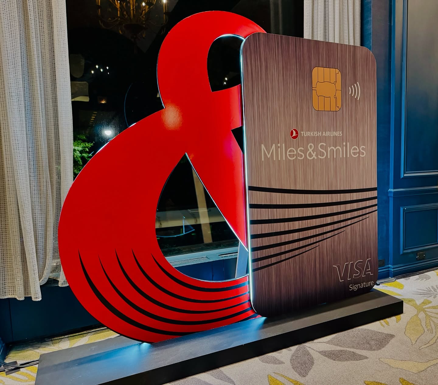 Turkish Airlines - Miles & Smiles USA Launch, Displays Fabrication, Setup and Showsite Services by MK Displays