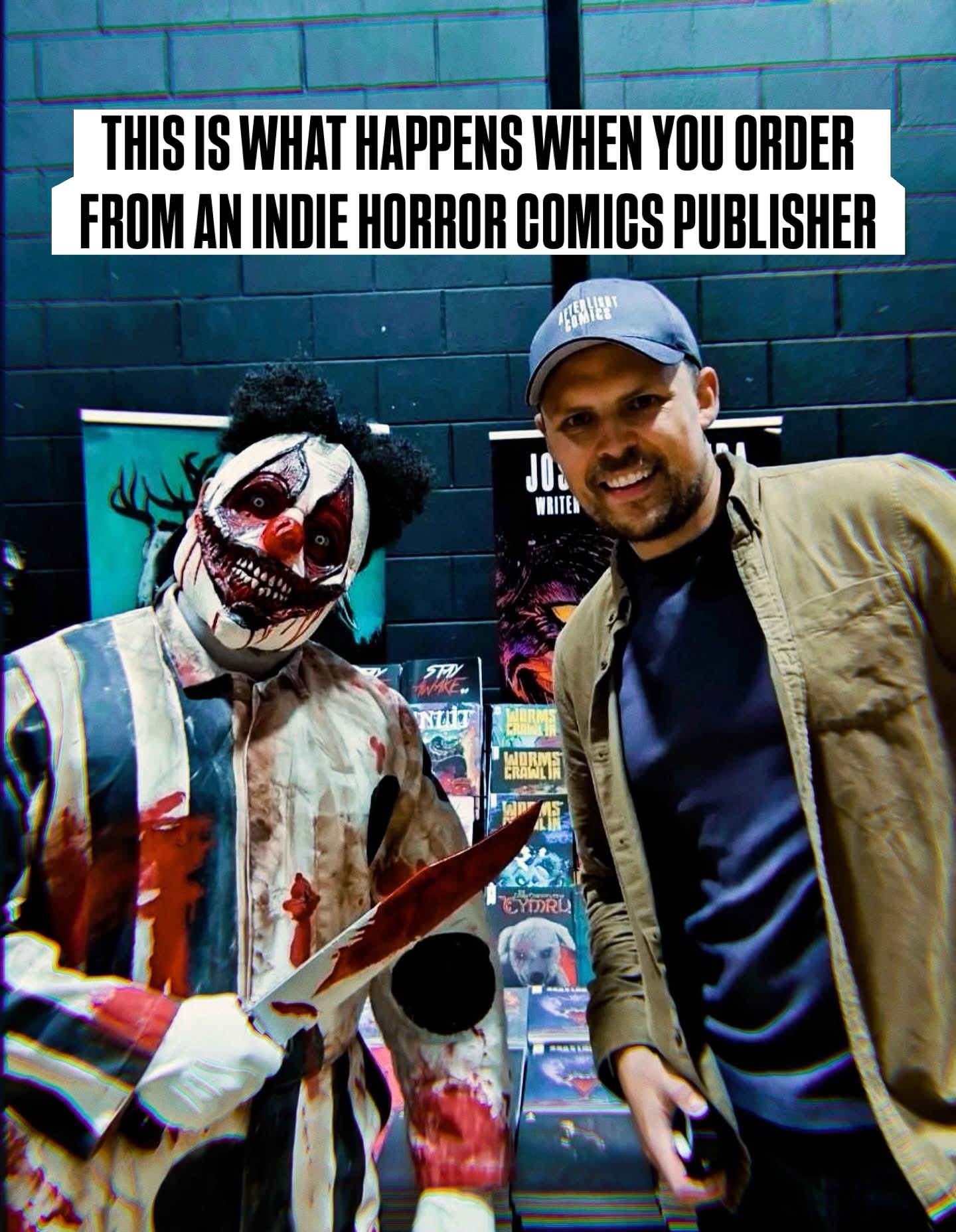 This is what happens when you order from an Indie Horror Comics Publisher