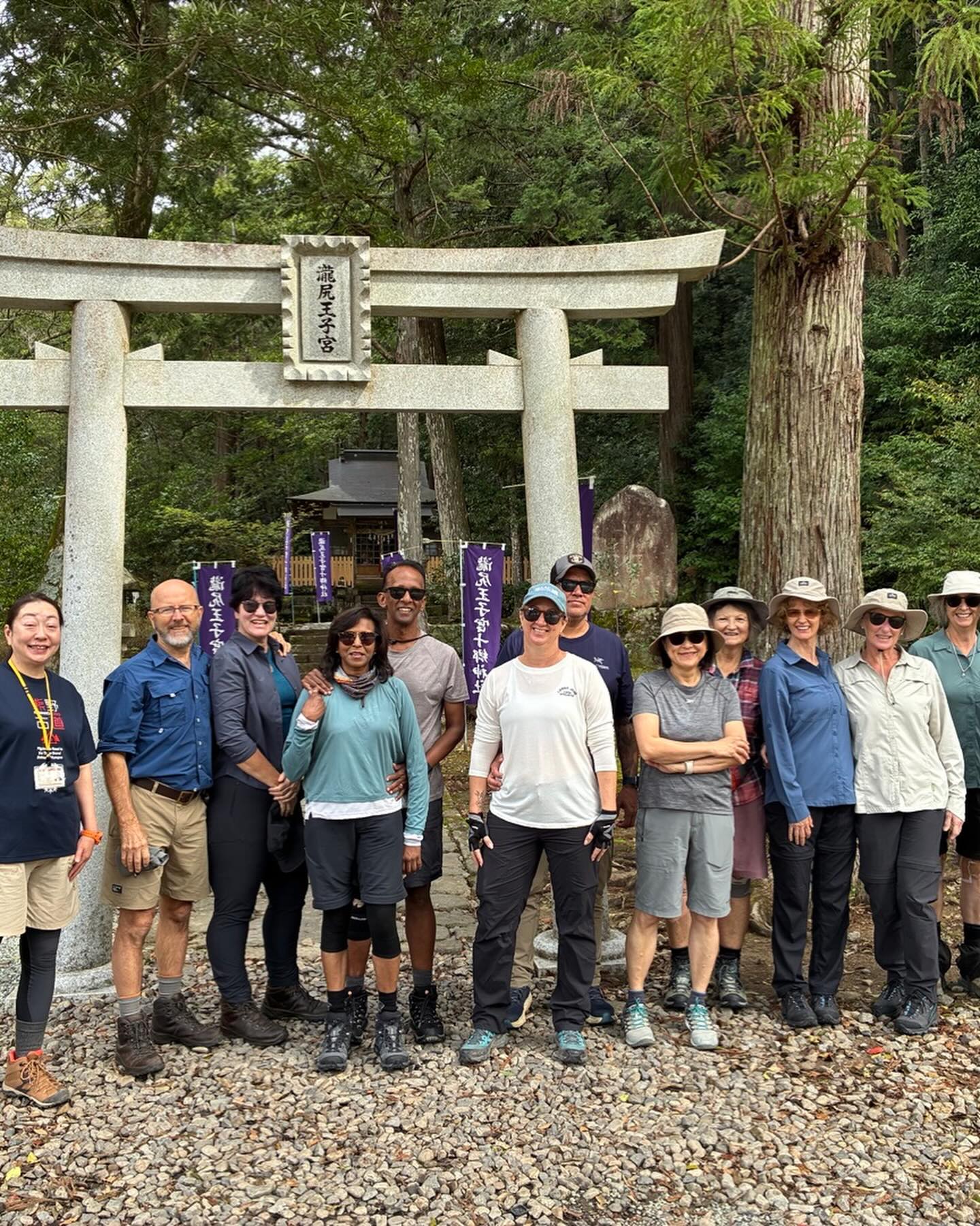 The Nakehechi trail starts at Takijiri and yesterday our fully guided group walked from there to Chikatsuyu. It’s quite a challenging hike of 13km with around 600m of ascent and descent but the beauty around you and many rest breaks help hikers to get through it all. We had a great day on the trail!