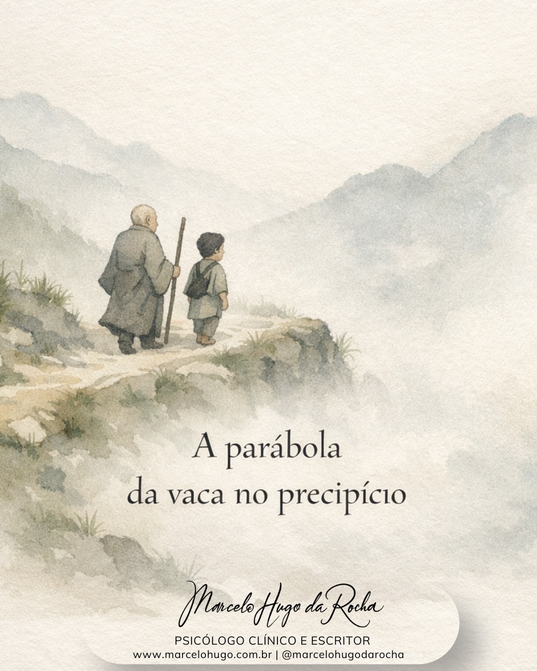 🐄🧠⛰️
Essa é uma parábola bastante conhecida em livros de desenvolvimento pessoal, frequentemente atribuída a tradições orientais.
A história é simples, mas o efeito dela costuma ser desconfortável.
Um mestre e seu aprendiz encontram uma família que vive com muito pouco. Tudo o que têm vem de uma única vaca.
Pouco… mas suficiente para manter tudo como está.
Até que, numa decisão radical, aquela “segurança” desaparece. E é justamente isso que obriga a família a desenvolver novas habilidades, criar alternativas e transformar a própria realidade.
Na prática clínica, essa metáfora aparece o tempo todo.
Relações que já não fazem sentido, mas ainda oferecem alguma estabilidade. Trabalhos que não realizam, mas parecem “seguros demais” para abandonar. Hábitos que aliviam no curto prazo, mas mantêm o mesmo padrão no longo.
O ponto é perceber quando aquilo que sustenta também limita.
Porque, muitas vezes, o problema não é a falta de oportunidades, e sim, o excesso de adaptação ao que já não faz mais sentido.
🛟 Salve este post para lembrar disso.
📬 Envie para alguém que pode estar precisando dessa reflexão.
🛋️ E, se fizer sentido, comece a observar com mais honestidade o que, na sua vida, já deixou de ser apoio e passou a ser limite.
Marcelo Hugo da Rocha
Psicólogo Clínico e Escritor
www.marcelohugo.com.br
#marcelohugodarocha #autoconhecimento #comportamento #terapia #Procrastinação