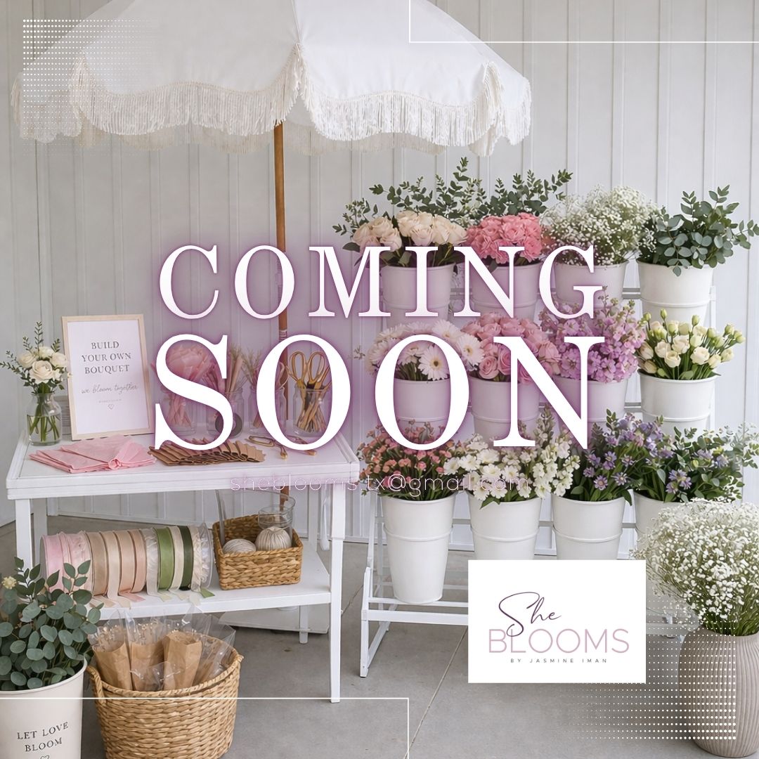 She Blooms is almost here 🌸✨
A luxury DIY floral bar experience designed to elevate your events—one bouquet at a time.
Perfect for:
💐 Graduations
💐 Bridal showers
💐 Birthdays
💐 Weddings
Let your guests create something beautiful… and take it with them 🤍
📍San Antonio
📅 Now booking for graduation season
DM to secure your date 💌
#SheBlooms #SanAntonioEvents #SanAntonioFlorist #FlowerBar #LuxuryEvents #GraduationPartyIdeas #BridalShowerIdeas #EventStyling #DIYFlowerBar #FloralExperience #SanAntonioSmallBusiness #EventInspo #PartyInspiration #BloomBar #FloralDesign