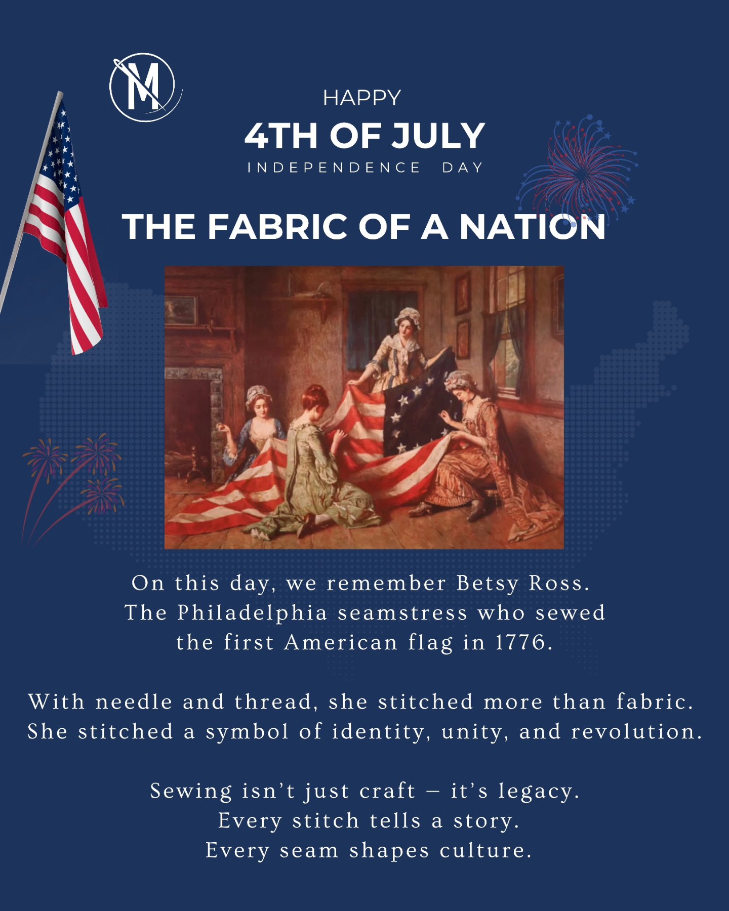 Happy 4th of July, we’re proud to celebrate American craftsmanship straight from Michigan.
Happy Independence Day!
#BetsyRoss #AmericanMade #MicroFactory #MadeInUSA #SewingLegacy independenceday FabricOfANation #DetroitMakers #FashionWithPurpose #ApparelProduction