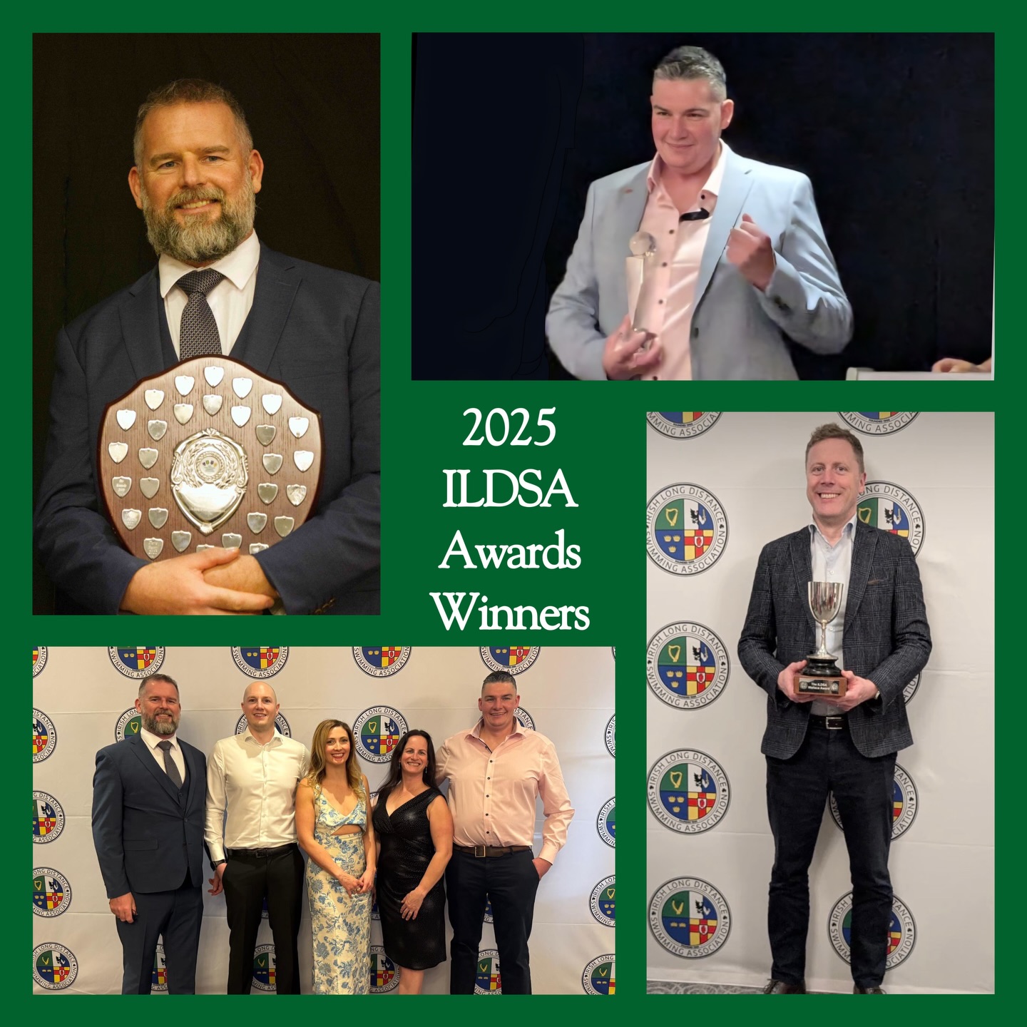 🏆 ILDSA Awards 2025
What a special weekend at the Irish Long Distance Swimming Association awards - and what incredible recognition for our long-distance swimmers! 💙🌊
Winners
🏆 Dave Berry (@openwater_snap) – ILDSA Swimmer of the Year 2025 🎉
384 km of marathon swimming says it all!!!👏
🏆 John Curley (@johncharles.curley )
• Leinster Swimmer of the Year 2025
• Shane Monaghan Award – Best Overseas Performance (Foveaux Strait)
• Denison Award (Strait of Juan de Fuca)
• Recognition for:
– Original Triple Crown
– NEWS (swim in each hemisphere) certificate
🥇 John Byrne – Wallace Award for Fastest North Channel Relay with Team Gavin Glynn
We’re incredibly proud of all our long-distance members who were nominated, recognised and crewed in the season 2025 — Brianna, Ger, Neil and Kelly. Every achievement shows extraordinary strength, dedication and endurance.
Huge thanks to @owsireland for the amazing work they do for marathon swimming in Ireland 🙌
#ildsa #marathonswimming #openwaterswimming #sandycovesc