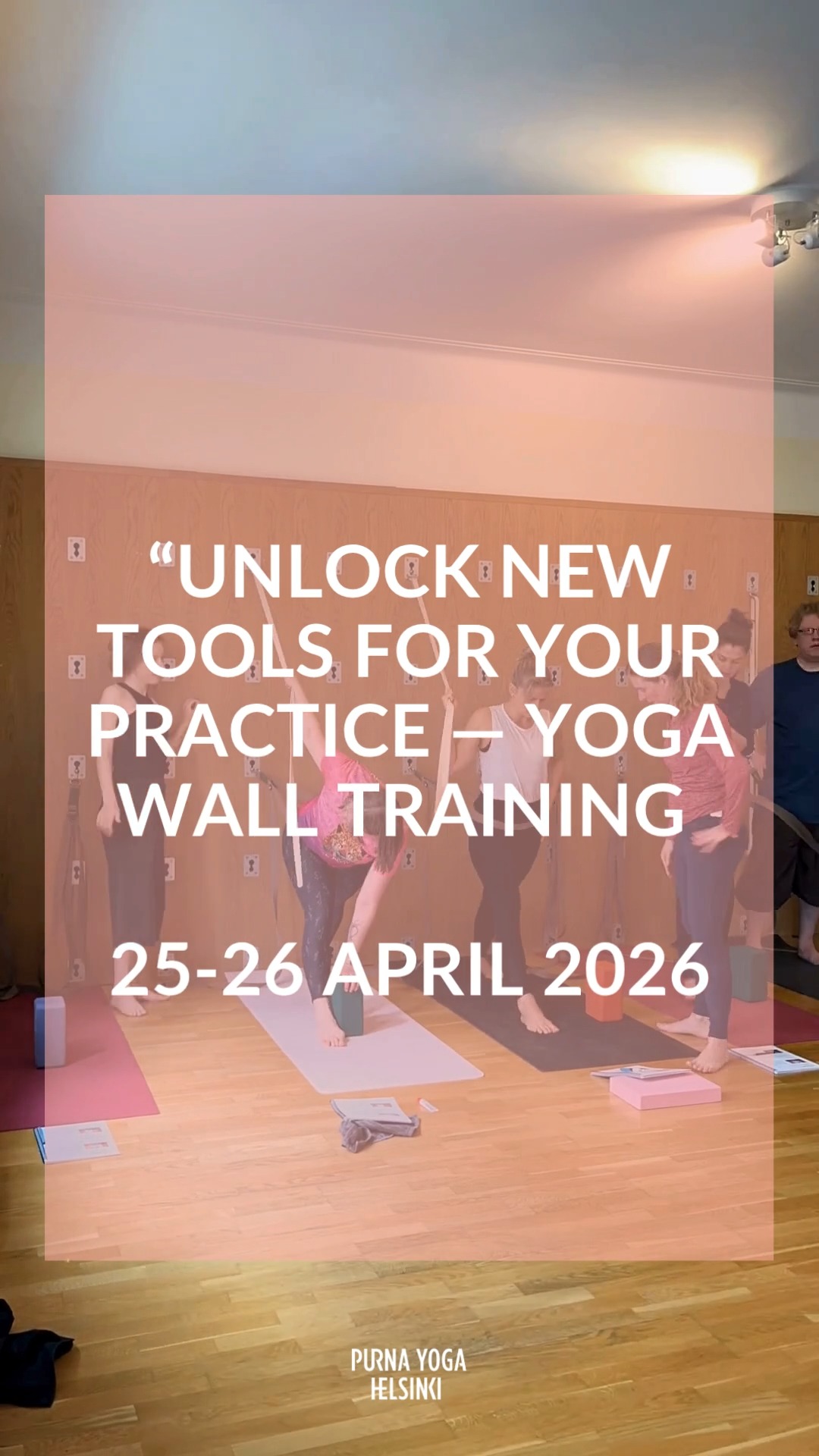 Curious about the Yoga Wall?
When approached with understanding, the wall becomes a precise and intelligent tool —
not for forcing flexibility, but for revealing alignment, strength, and awareness.
In this Yoga Wall Training, we explore:
• the refined use of props
• clear and intelligent alignment principles
• strength developed without strain
• how the wall meets and supports different bodies
Designed for teachers and dedicated practitioners
seeking a deeper, more nuanced understanding of asana.
📍 Purna Yoga Helsinki
🔗 Full training details in bio
#joogaseinä
#joogaharjoitus
#joogaopettaja
#syvempijooga
#tietoinenliike
#purnayoga