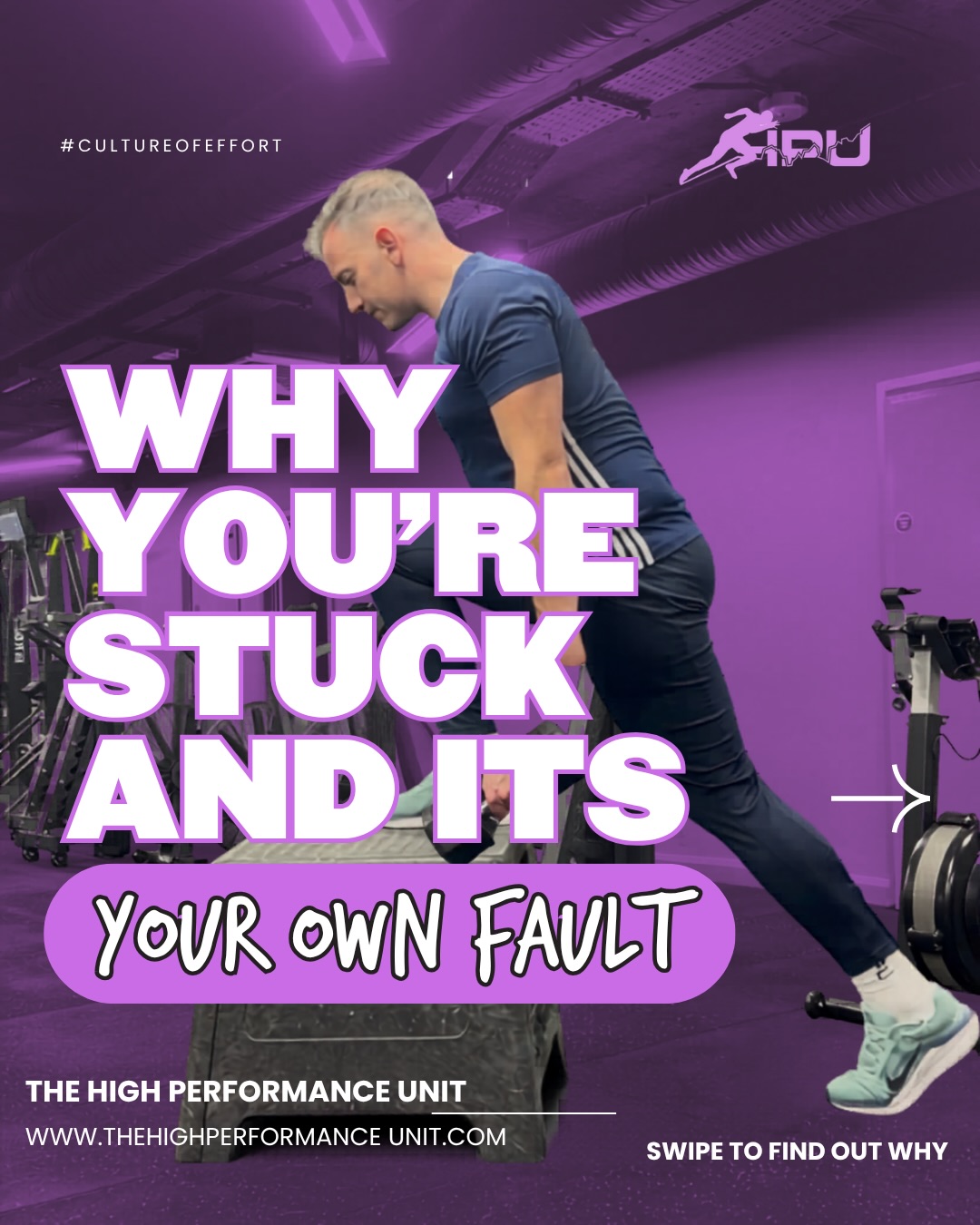 It’s all your own fault but have you noticed why you’re not progressing?
Have a read and see is this you currently!
You can be stuck with a proper program too, but most often the reason is you’re treating it as a class not an opportunity to progress each session!