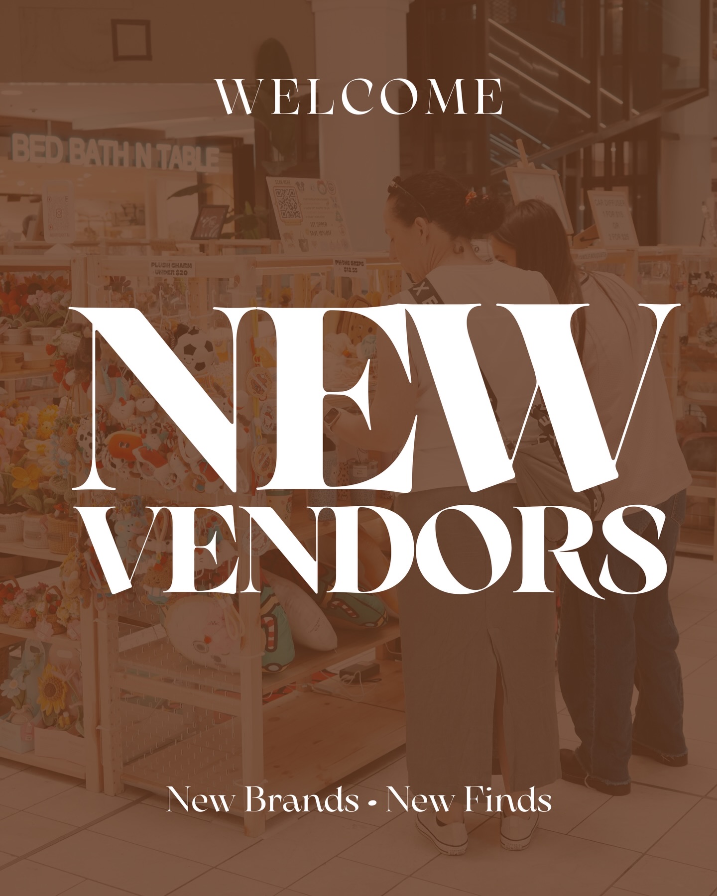 We’ve been busy behind the scenes welcoming some incredible small businesses into our collective and we are SO excited to finally introduce them to you! 🎉
Say hello to your newest favourites 👇
🔌 Aire Luxe - Sleek, stylish plug-in air fresheners that make your space smell chef’s kiss. Find them at Westfield Coomera, Westfield Helensvale & Westfield Chermside stores.
🌈 Shines Craftz - Handmade charms, 3D printed bookmarks and collectable kawaii goodies. Find them at Rouse Hill town centre store.
🎀 Minnie Me and More - Personalised drinkware and so much more, thoughtful gifts for every occasion. Find them at Westfield Marion store!
🕯️ Giftie Box - Stunning handcrafted candle bouquets and custom gift boxes made with love. Find them at our Northland shopping centre store.
🌸 Fresh & Fragrant Essentials - Beautiful diffusers and room sprays to transform any room into your personal sanctuary. Find them at Northland store!
🌿 Botanic Vials - Gorgeous little plants in glass vials that bring life to any corner of your home. Find them at Westfield Tea Tree Plaza!
🔑 Happy Patch & Co. - Personalised charms and keychains you can actually design yourself. Find them at Westfield North Lakes.
🥤 Lil Blitz n Co - Custom cups and water bottles that are genuinely works of art. Find them at Watergardens store.
These are real people, real passion and real products and we are honoured to give them a home. 🏡
Go show them some love in store or drop a 👋 in the comments which vendor are you most excited about?