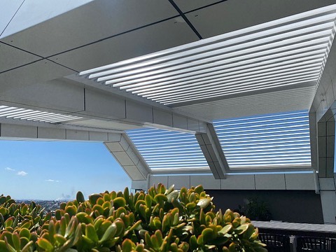 Look up to the Wooloongabba skyline.
#silkapartments #vergolabrisbane #vergola #vergolamagic #tomkins