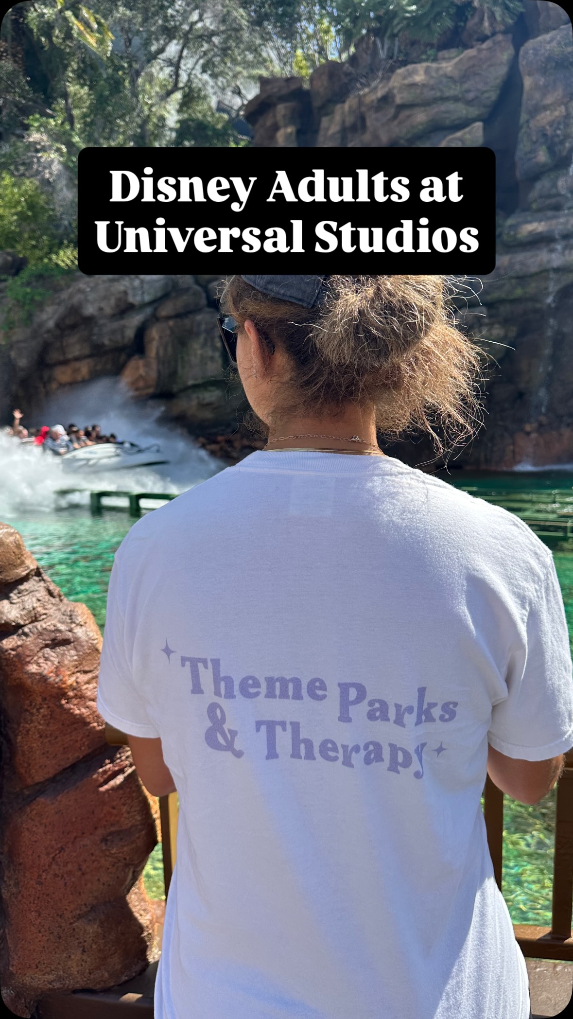 Disney adults at Universal Studios be like… 🤪
It’s no Disneyland!
But I’m not gonna lie… we really enjoyed it! We kind of had the best day ever. I timed everything out immaculately bc I’m a Disney adult and a #virgo!
I’ll post more about how we did everything we wanted without waiting in any lines (and no, I did not buy the express pass)… but first, let me know, what do you love, or hate, about Universal Studios?
Therapy and theme parks! Get your shirt & enjoy your attractions guilt-free 💖💖