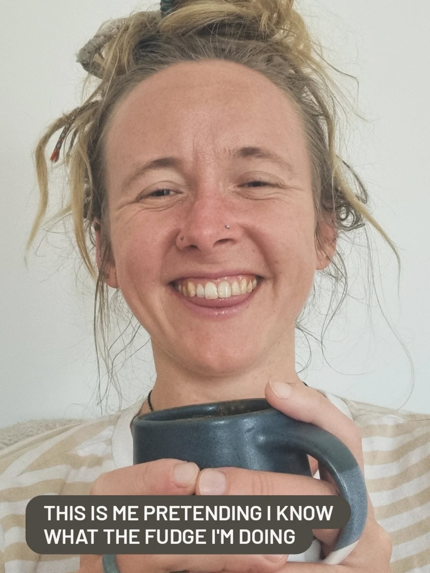 Attempted to take a video promoting my new offering, but I could not stop laughing at myself talking to myself.
So here's some snaps of me laughing and spilling my cacao instead.
Stay tuned for my new offering to support you in feeling the best version of yourself, so that you can live your best life.
โจ๏ธ