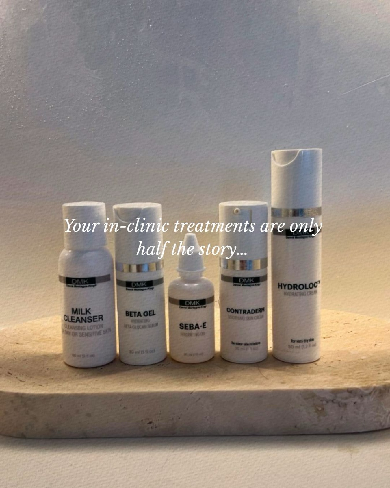 DMK Home Prescriptives are essential to support and maintain your skin’s progress between professional treatments. 💆♀️ Think of it like this: coming in for a facial but skipping your home care is like going to the gym once a month and expecting results without working out in between. 💥
DMK’s at-home products are designed to work with your skin’s natural chemistry to rebuild, strengthen, and actually change the way your skin functions. 🔬
Consistency = Results. 🧴
Invest in your skin daily, not just monthly.