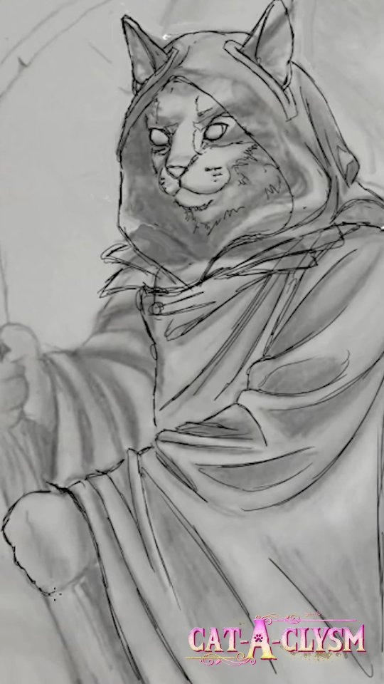 There's a new cat in town! Well... kind of 😅
Collector of 9 Lives, wielder of the great Sythe. We do not know his name, but he's emo as f*ck 🤣
Next up for Cataclysm the Game: Mr. Death
#catsofinstagram #illustration #catlovers #comingsoon