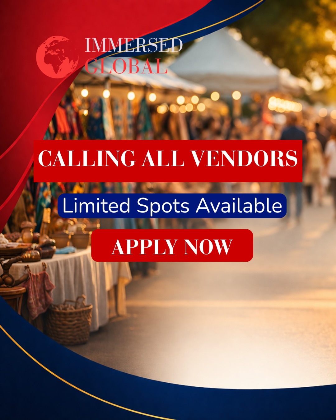 REGISTER 👉🏾 immersedglobal.net/unitywalk
*link in bio*
•
This is where businesses get seen, supported, and remembered.
Vendor spots are limited — and they’re going fast.
Every day you wait, someone else takes your place.
Apply now before it’s gone.
Click the link in the bio to apply.
#VendorOpportunity #SmallBusinessGrowth #ImmersedGlobal#maryland