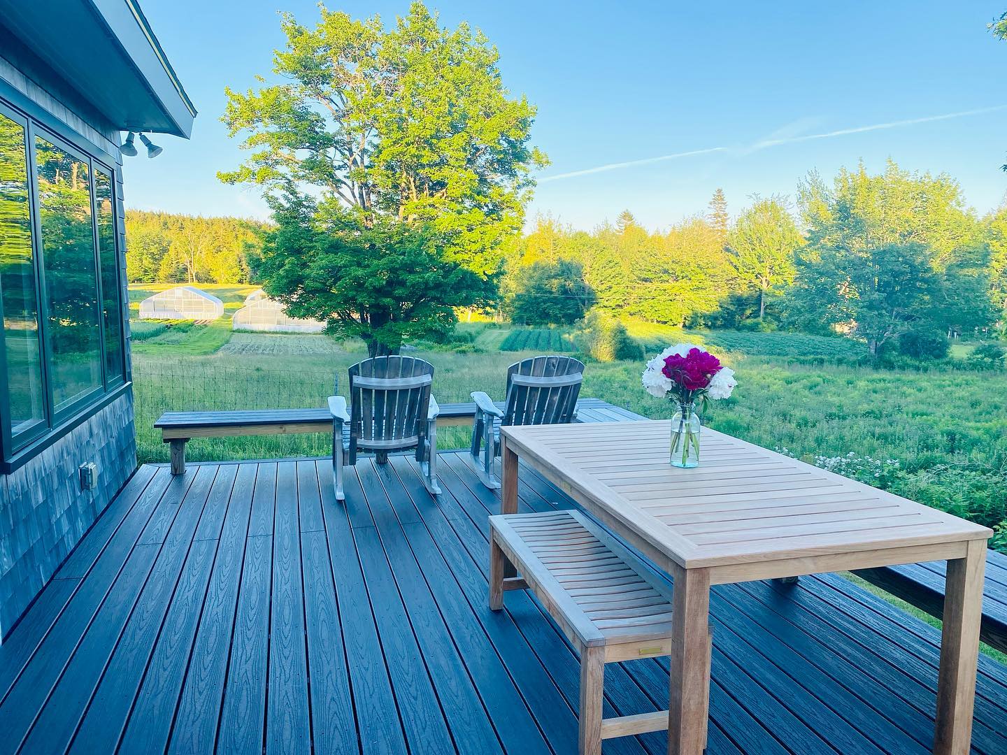 Dreaming of visiting Four Season Farm and Maine this summer? The Meadow House sits on the edge of the farm property and comfortably sleeps 6 guests. There are still a few openings for a farm stay this summer or fall. Check out all the details in link in profile.
#meadowhouseatfourseasonfarm #farmstay #maine #fourseasonfarm