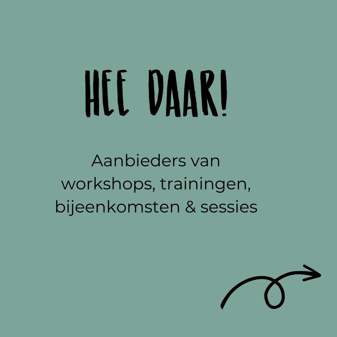 Wij hebben veel ruimte, mogelijkheden en talent om van alles te organiseren. Heb jij kennis die je wilt delen?