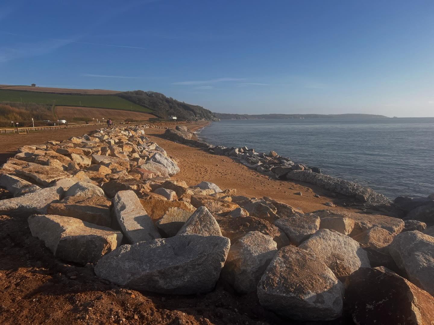 Beach within a beach!!! #beesands #berylscampsite #southwestcoastpath