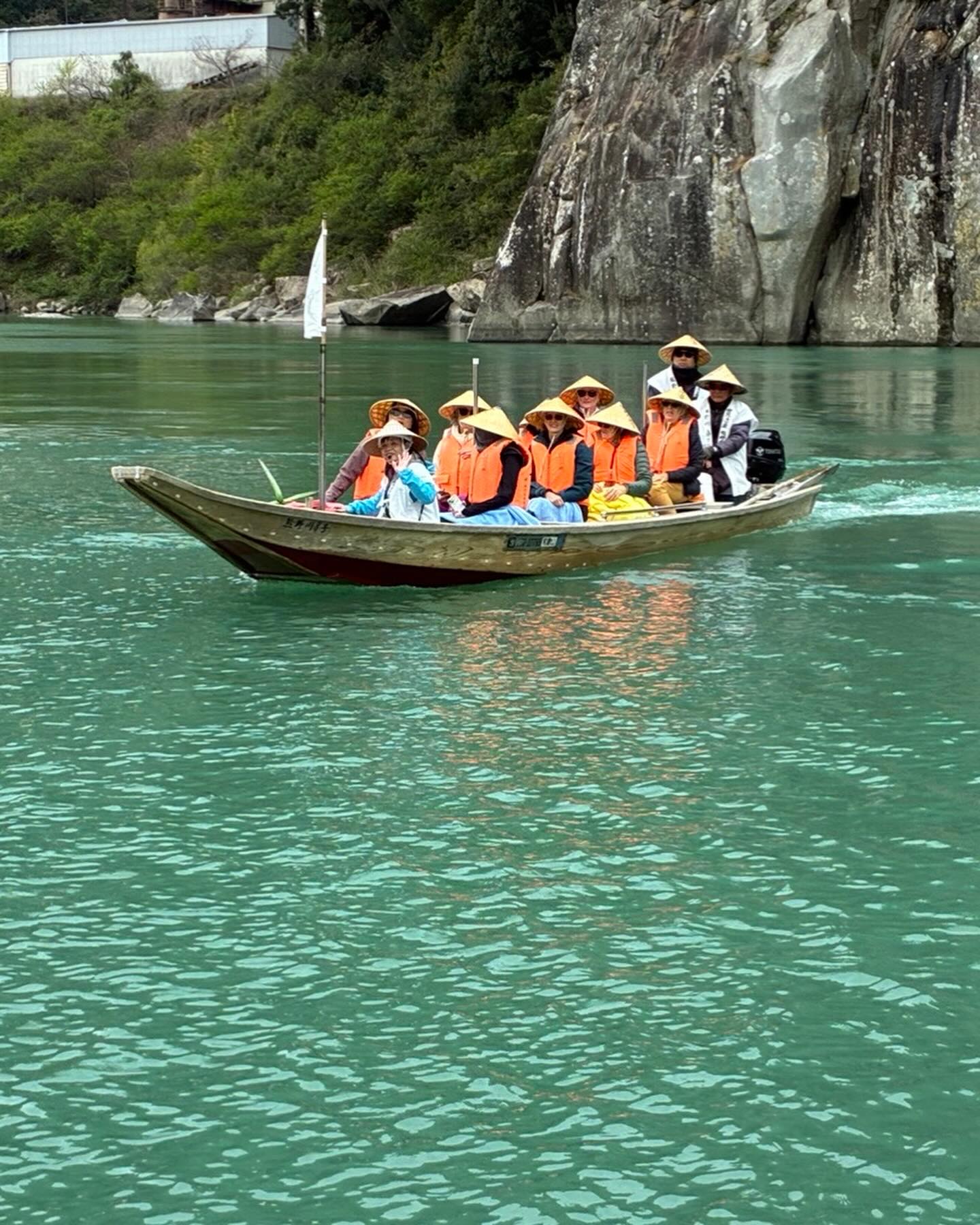 One of the great experiences on Home Comforts Hiking’s fully guided hiking tour is the traditional riverboat ride down the stunning world heritage listed Kumanogawa River. We had a great time on the boats yesterday!