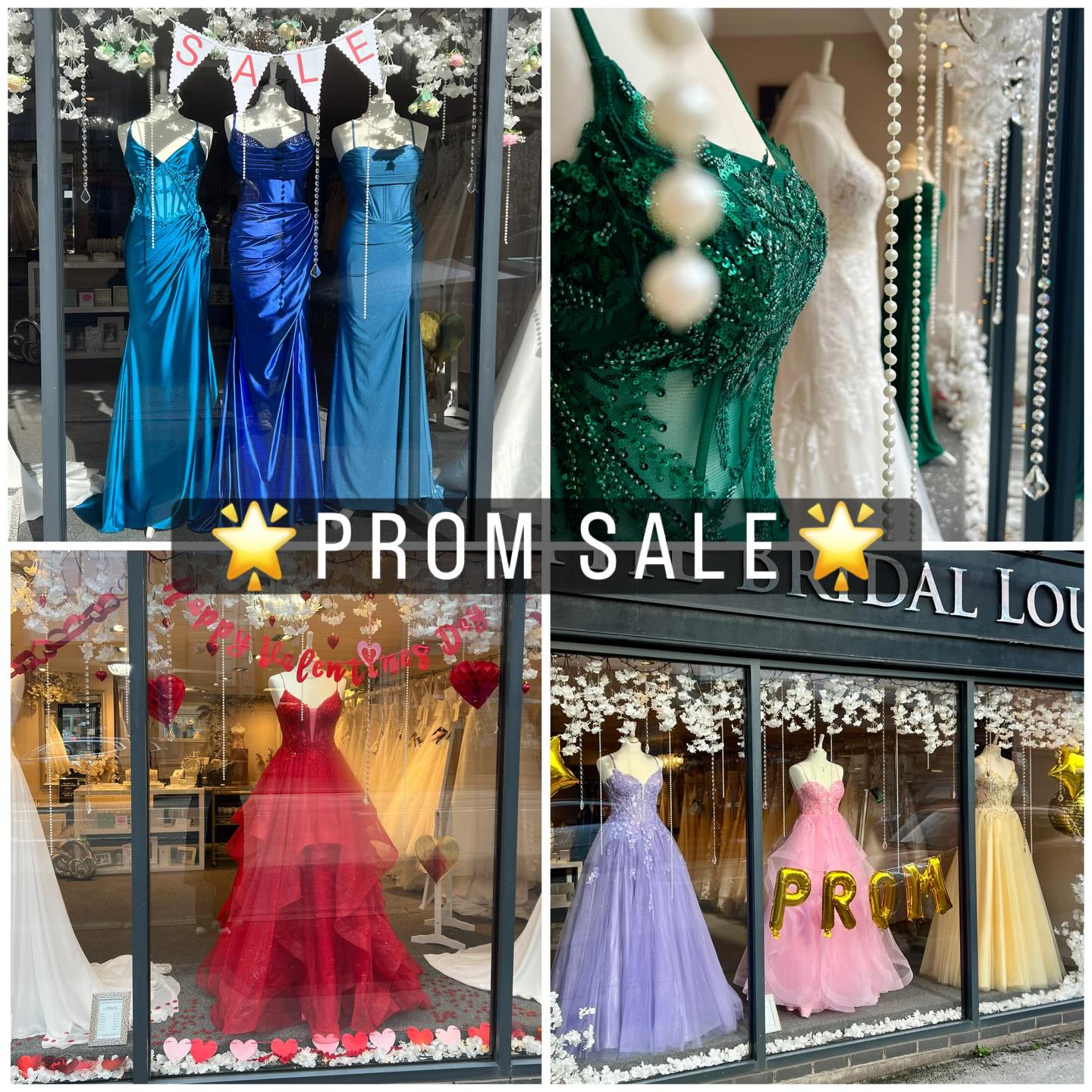 🌟 PROM SALE … all remaining dresses are now reduced with prices now ranging from £75 to £315. Book your appointment with us today!! xxx 🌟
#thebridalloungenewcastleunderlyme #prom #promdress #promdresssale #sale