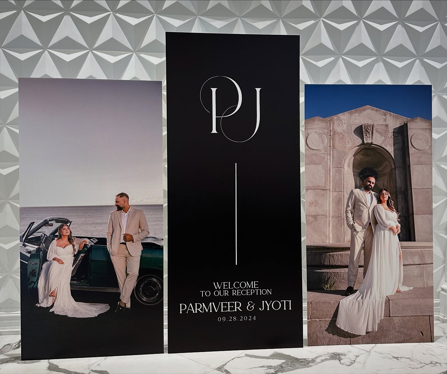 Parmveer & Jyoti’s Reception
#welcomesign #welcomedisplay #engagementsignage #engagementsign #engagement #receptionwelcomesigns #reception #wedding #weddingreception #signage #weddingsignage #weddingstationery #receptiondecor #welcomesigns #eshoot #engagementshoot #weddingshoot #brideandgroom #bride #groom #weddings #weddingphotography #weddinginspiration #weddingphotographer #weddingideas