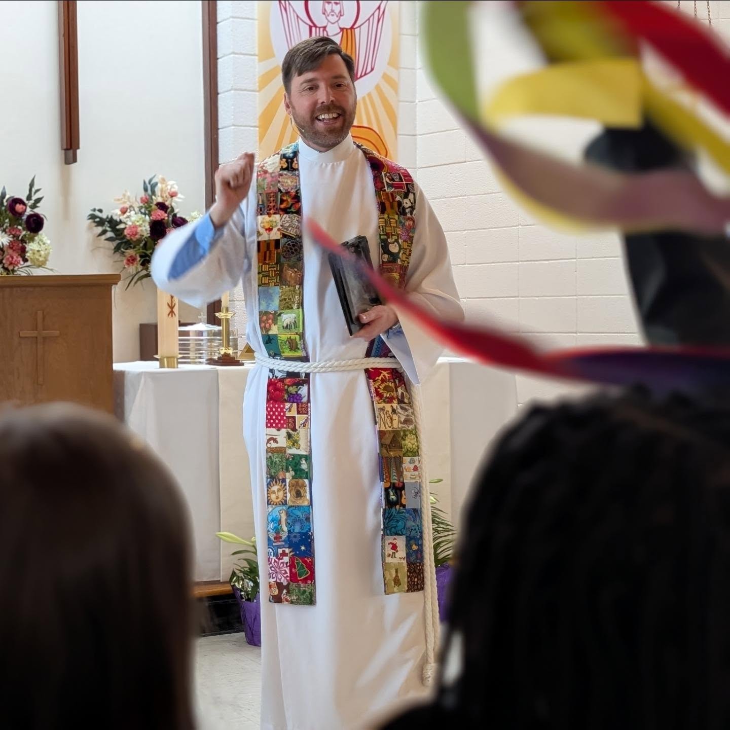 It was a glorious Resurrection Sunday at Prince of Peace! Vickie Chavis led the gospel choir for the first anthem under her tenure, the children enjoyed streamers and an egg hunt, and Pastor's message inspired us to exclaim, " Christ is risen. Christ has risen indeed. Hallelujah!"
(If you have any Easter photos you'd like to share, please message them to us)