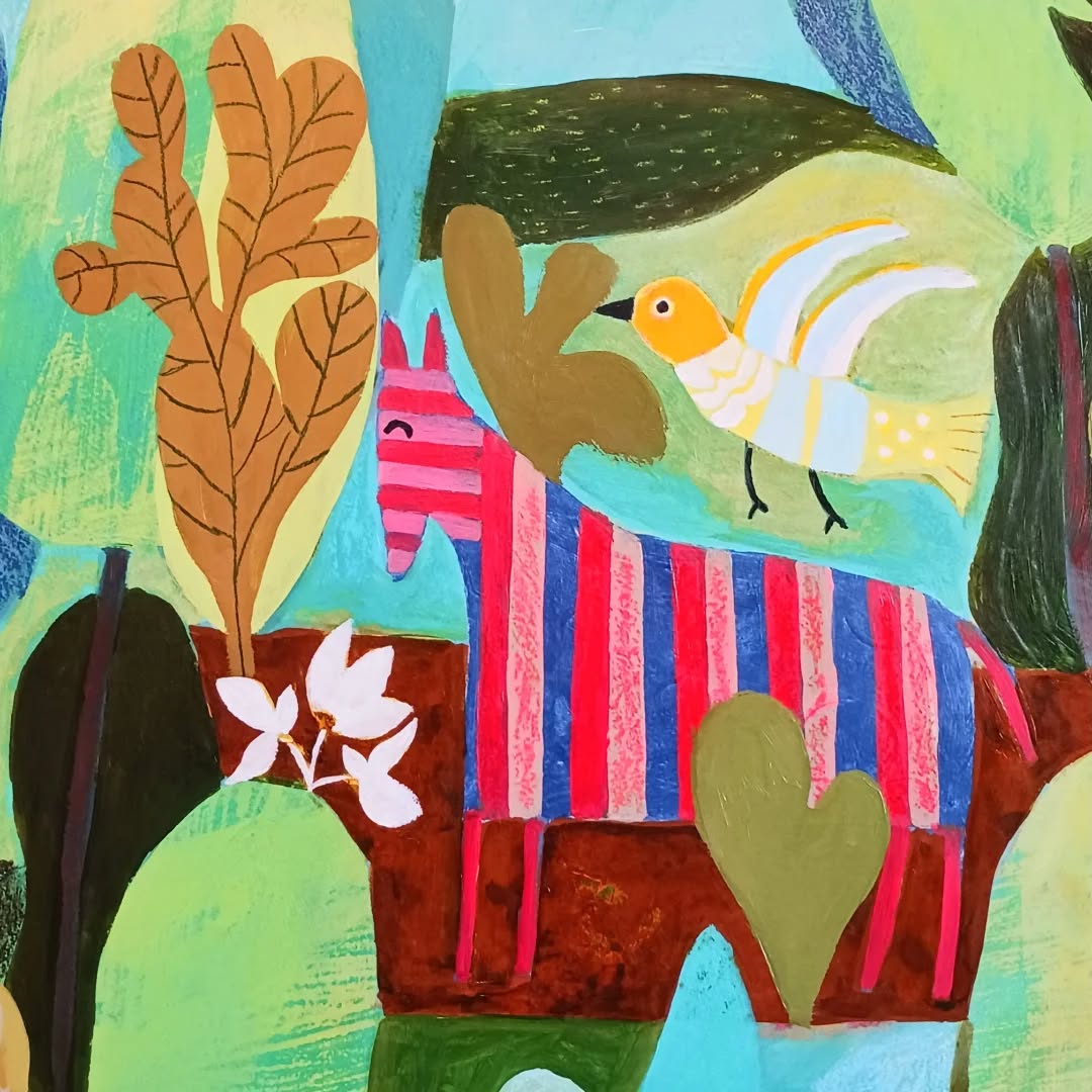 Need some fresh, colorful artwork to liven up your space? We have walls covered in artwork for you to choose from. We're also happy to help you frame up your own artwork 🌈✨️