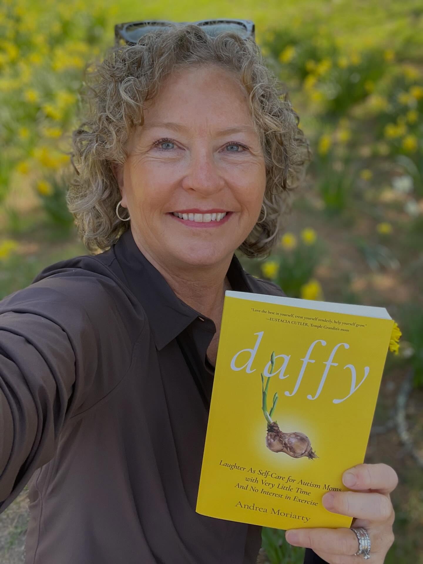 Join @andreamoriartyauthor tomorrow Friday, April 24th from 10:30am - 11:30am at Mitchell’s Book Corner signing copies of “Daffy!”
Need a laugh? Andrea Moriarty knows you do. After three decades of juggling twins, autism, and the illusion of control, she finally hit pause—and discovered that laughter isn’t a luxury, it’s life support.
In Daffy, Moriarty joins forces with a circle of friends—the Laughter Alliance—to share real stories of meltdowns, medical mayhem, and the moments that nearly broke them (and still might). This brutally honest, hysterically relatable book proves that humor can slay despair, dissolve shame, and restore joy.
Through irreverent truth-telling, life hacks, recipes, and journal prompts, Daffy invites every determined, tireless, or secretly overwhelmed mom to unlock the stress cycle, create camaraderie, and get serious about laughing.