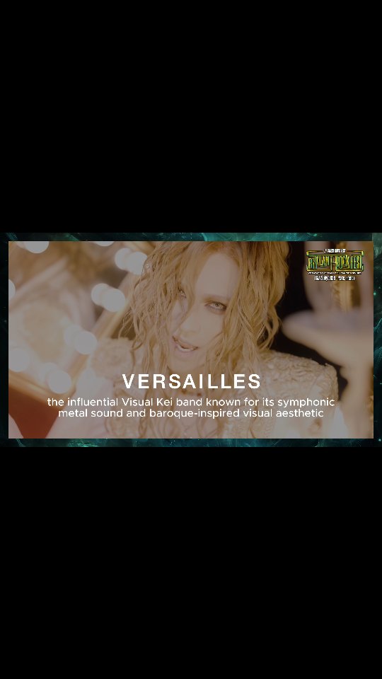 Hi Everyone,
Discover our new teaser for the legendary and iconic band: Versailles
They will perform on July 11th!
Tickets are still available on : envolprod.com/b7klan-jrock-fest
We hope that everyone will enjoy the biggest Visual Kei Festival ever held in Europe!
#b7klanjrockfest #b7klan #jmusic #visualkei
