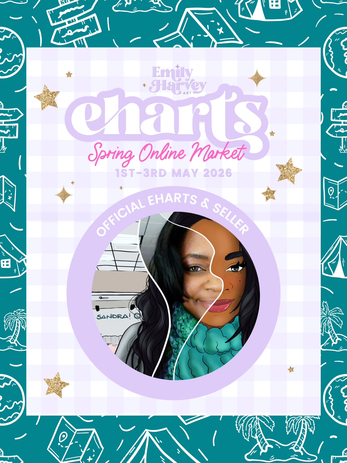 ✨️EHARTS Spring Market is a few weeks away and I'll be participating, sharing my art and moderating the event with some of my friends for @emilyharveyart !
This is a time where our little community comes together to support one another's creative journeys, boost each other up, and have lots of laughs while doing it 😂.
Keep an eye out on my stories for livestreams and EHARTS Pods so you don't miss anything!
C u soon!