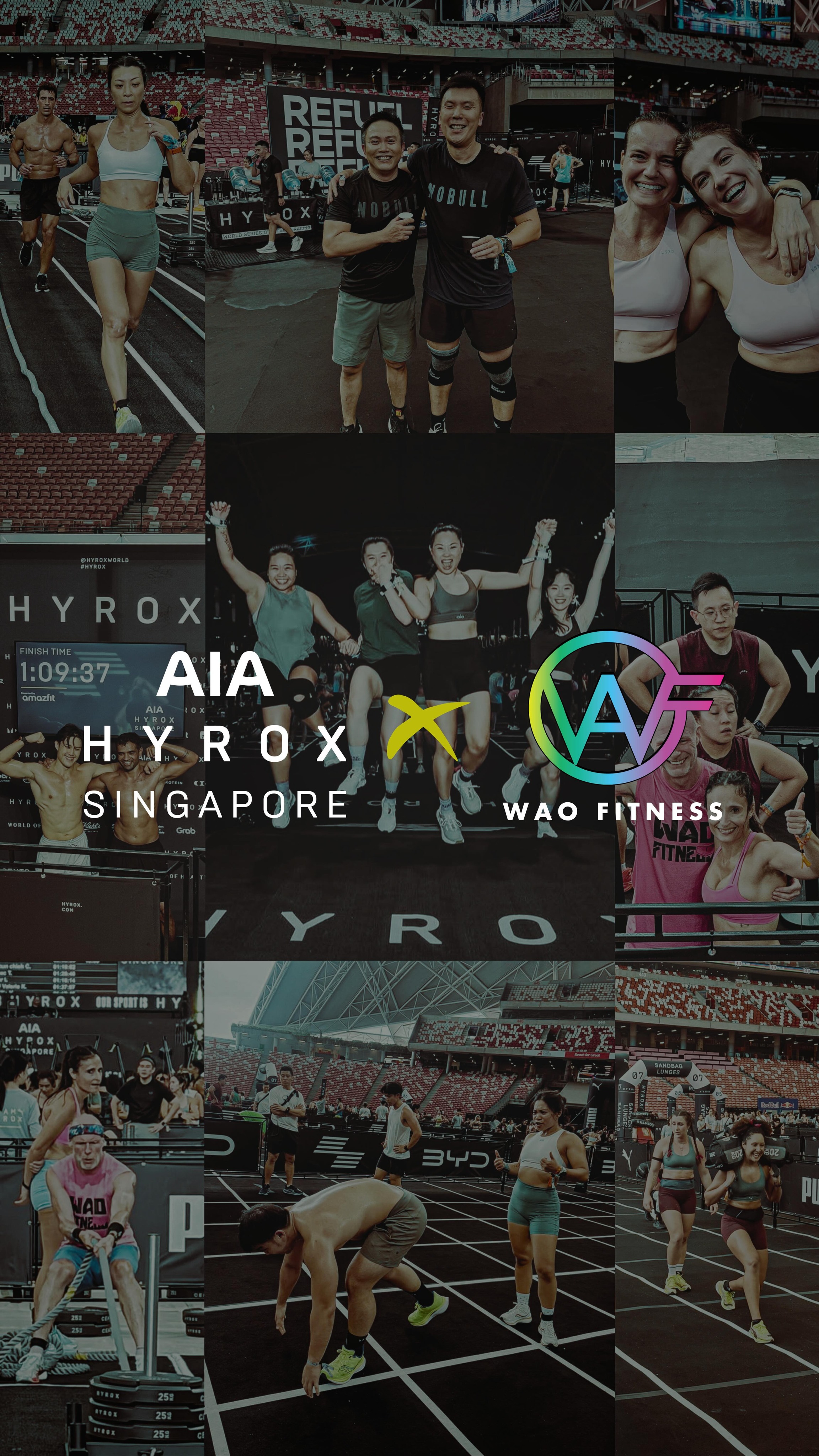 HYROX Singapore was electric, and while we couldnโt catch every single lap or sled push on camera, we saw every bit of the heart our athletes put in. Whether it was your first race or your fifth, seeing the WAO community represent in our home city was the highlight of the weekend.
We are so proud of every Team WAO member who competed this past weekend.
#hyroxsg #hyroxtraining #weareone