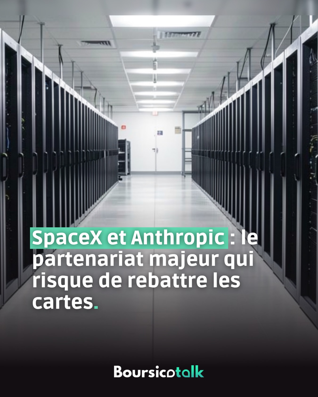 Elon Musk va financer la croissance de son concurrent.
SpaceX vient de conclure un accord majeur avec Anthropic pour lui fournir la totalité de la capacité de son centre de données Colossus 1.
Soit plus de 300 mégawatts de puissance de calcul.
L’équivalent de 220 000 GPU Nvidia.
Disponibles en moins d’un mois.
Pourquoi ce deal surprenant ?
Anthropic a connu une multiplication par 80 de son chiffre d’affaires au Q1 2026.
Bien loin de la croissance x10 qu’elle anticipait.
Résultat : une pénurie critique de ressources informatiques.
Des restrictions d’accès pour ses clients.
Une croissance freinée faute d’infrastructure.
Pour SpaceX, l’équation est simple :
Monétiser une infrastructure sous-utilisée avant son introduction en bourse prévue en juin.
Eviter une dépréciation de plusieurs milliards de dollars.
Générer des revenus à forte marge.
La grande leçon de ce partenariat ?
Dans la course à l’IA, la compétition et la collaboration ne s’excluent pas. 🤝
Même entre rivaux déclarés.
Même entre anciens adversaires publics.
Les ambitions vont encore plus loin : les deux entreprises explorent déjà le développement de gigawatts de capacité de calcul IA… orbitale. 🛸
L’infrastructure devient le nerf de la guerre de l’IA.
Selon vous, ce type d’alliance stratégique va-t-il se généraliser dans le secteur tech ? Partagez votre avis en commentaire. 👇
___
Abonne-toi à @boursicotalk pour ne rien manquer de l’actualité économique 📊
#spacex #claude #ai