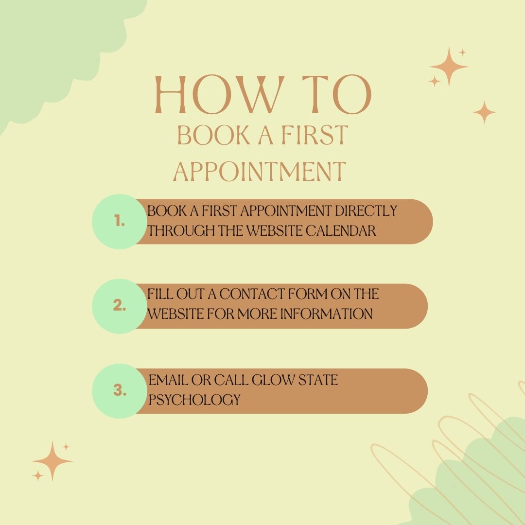 School holidays are underway and I hope everyone is able to replenish some spoons. If you have been following along and are a parent who has been considering seeking mental health support for your child around school concerns or perhaps you work in education there are three pathways for making that initial point of contact with Glow State Psychology. 💫You can book a first appointment on the website through the calendar. 💫Second, you can fill out a contact form and I'll get back to you. 💫Thirdly, you can call 5213 0985 or email kate@glowstatepsychology.com.au.