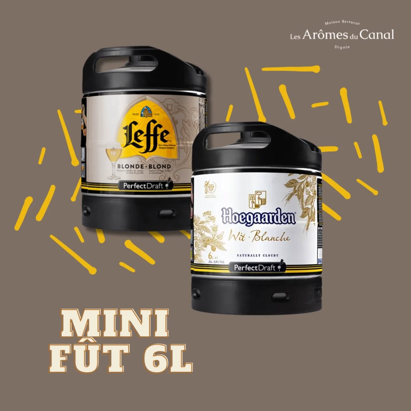 | Mini Fût Perfect Draft |
Ils sont disponibles en boutique ! Mini fût Perfect Draft 6L Leffe Blonde 🌾 ou Hoegaarden Blanche 🌸 Parfait pour les beaux jours 😎
D'autres options bières sont disponibles sur demande 🍻 Mini fût consigné
#perfectdraft #biere #digoin #saoneetloire