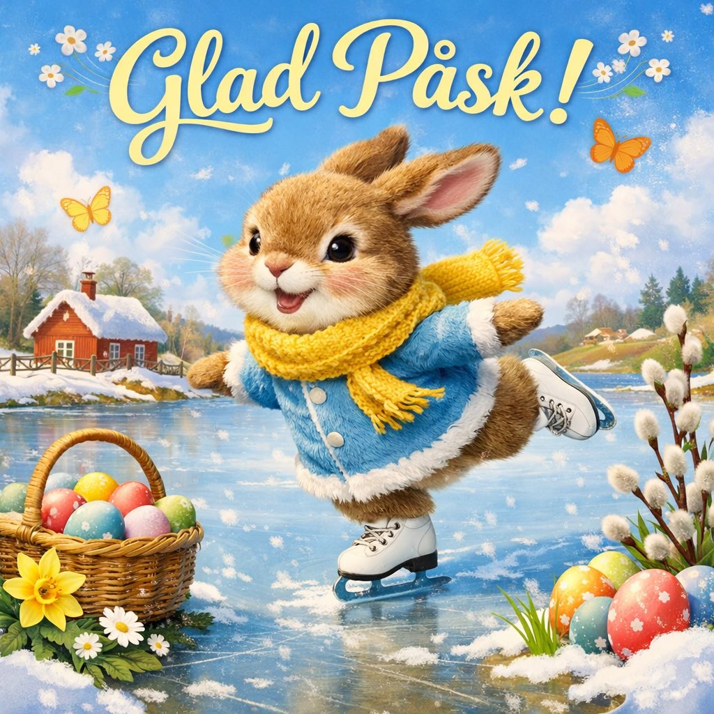 Glad Påsk från oss på Skating & Dance Academy! 🐣✨
