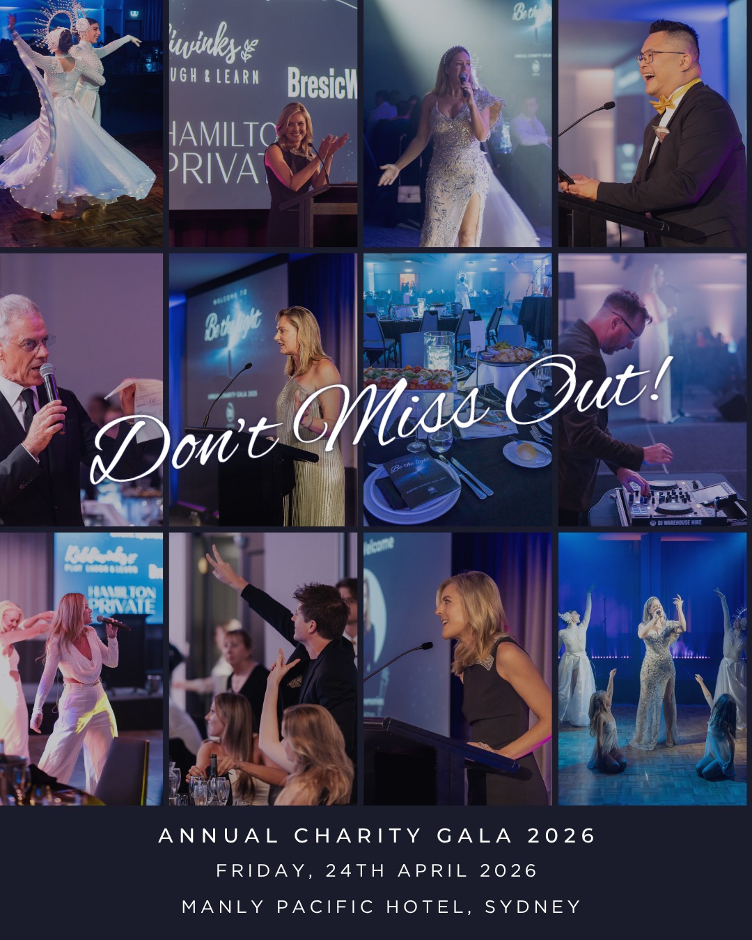 At the Be Centre “Be the Light” Gala, you'll experience a night like no other. With captivating entertainment, delicious food, and an electrifying atmosphere, this event promises to be the highlight of your year.
You will not only have the best night of your life, but you will also leave knowing that YOU have made a direct impact on the lives of children in need. Early intervention through Play Therapy is crucial in helping children overcome adversity and build a brighter future.
Help us, help them find that brightness, and join us at our annual gala evening.
Bring your friends, colleagues, and loved ones for a night of joy and celebration. Hurry and secure your tickets now for an unforgettable evening of support, entertainment, and inspiration.
Let's make a difference together!
Limited tickets available, don’t miss out and book in the link in bio.