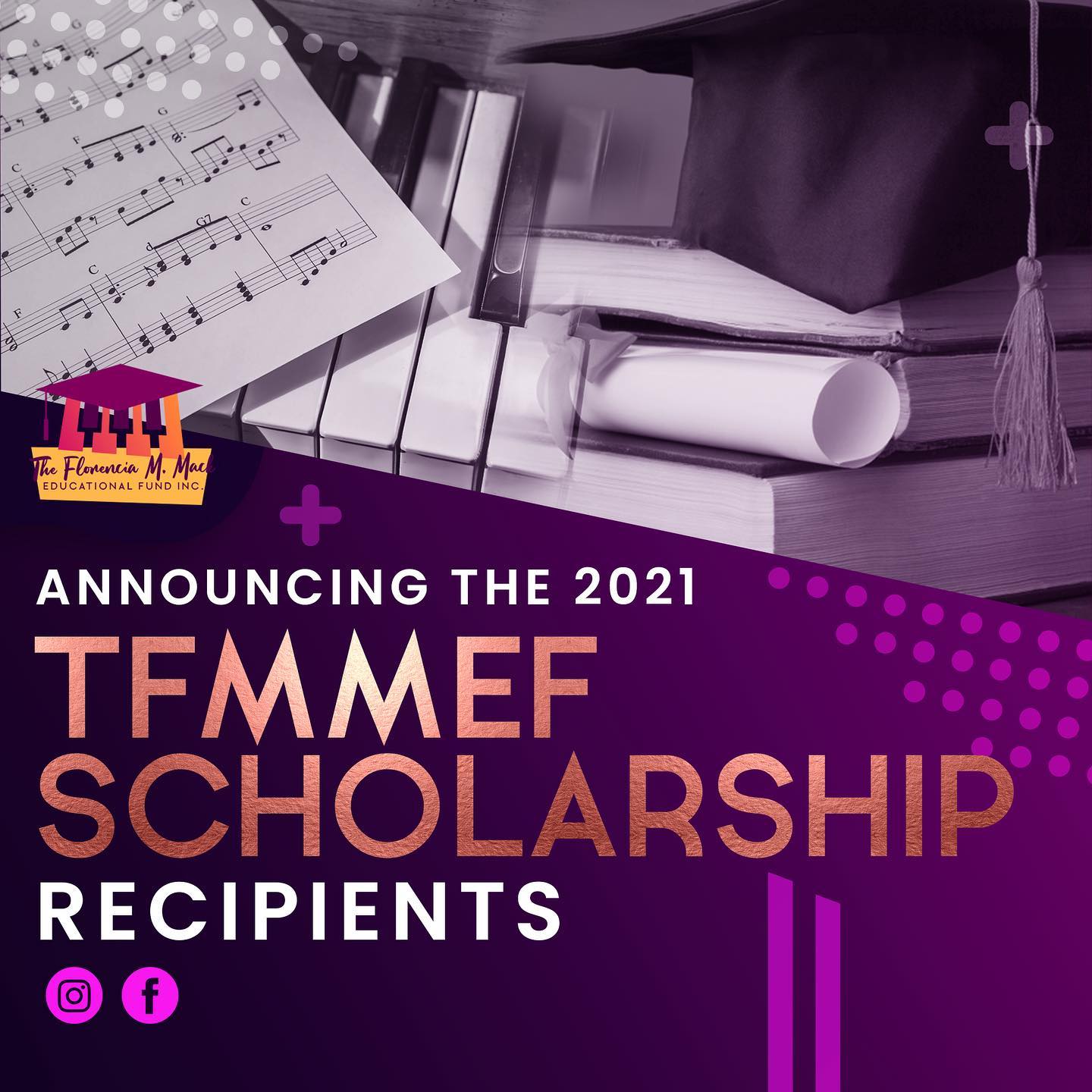 TFMMEF congratulates our 2021 Scholarship Recipients:
Angela Burtulato: NYU Steinhardt School of Culture, Education & Human Development, New York, NY
Negar Ghasemi: Esther Boyer College of Music, Philadelphia, PA
Emilyrose Ristine: Esther Boyer College of Music, Philadelphia, PA
Micah Graves: Esther Boyer College of Music, Philadelphia, PA
Emmanuel Lozada-Mendez: Esther Boyer College of Music, Philadelphia, PA
Read more about them at our website! #vocalmajor #musiceducation #musiciansmatter #musicsaveslives #musicmajors #clefclubofphiladelphia #kimmelcenter #estherboyerschoolofmusic #curtisschoolofmusic #berkleyschoolofmusic #NYUSteinhardtSchoolofCulture