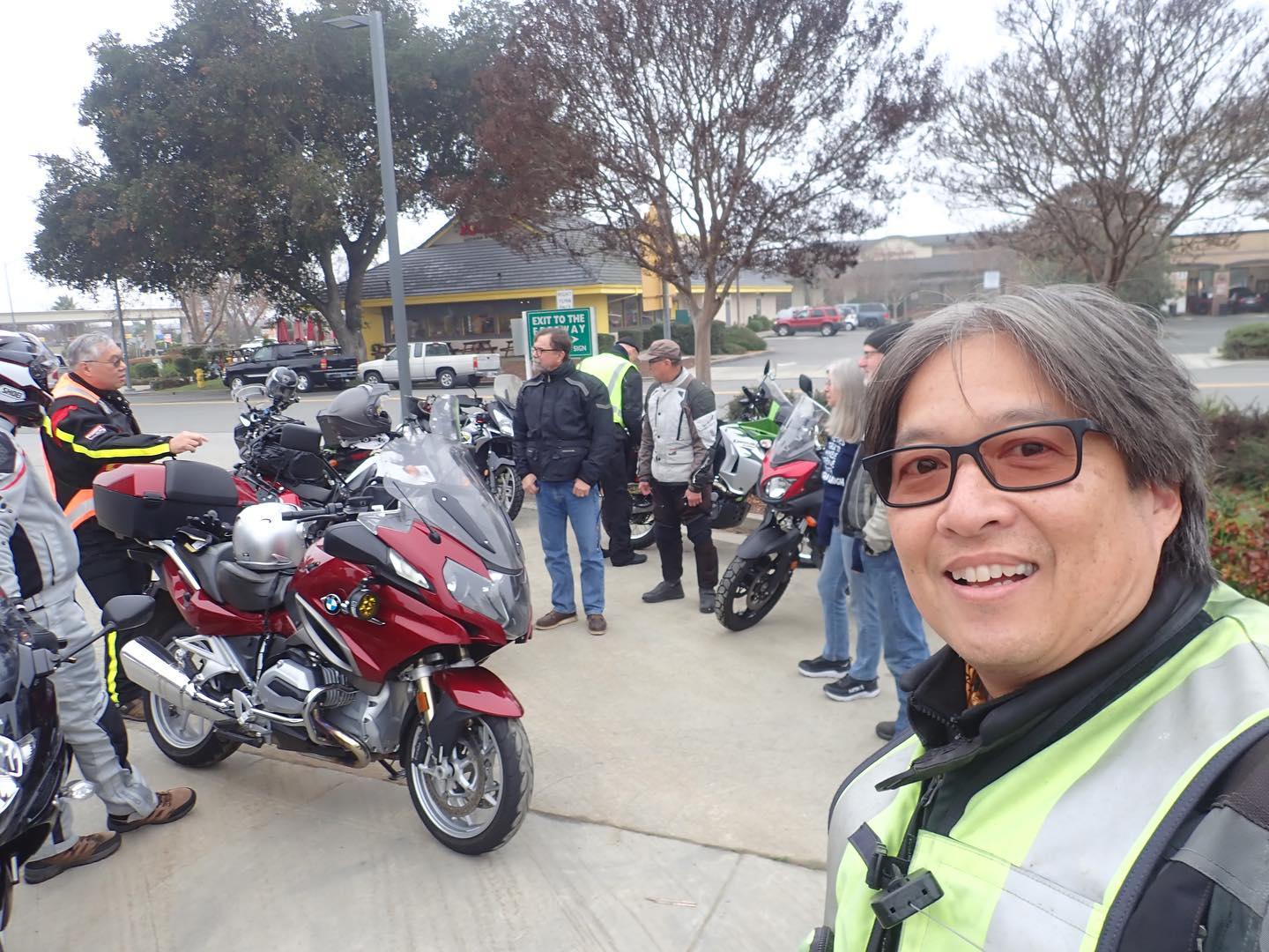 Wed ride with the guys.