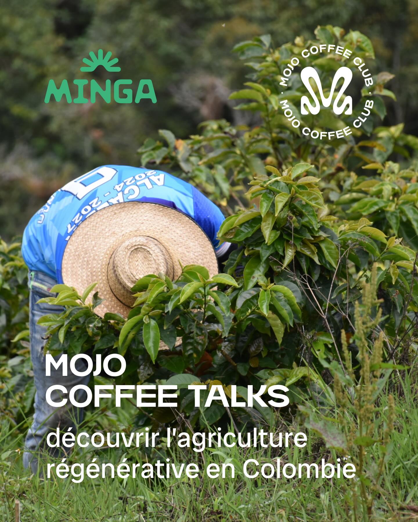 MOJO COFFEE TALKS X Minga 🌿
Soirée spéciale au QG MOJO ce mercredi 15 avril : nous recevons William et Laura, fondateurs de @minga.coffee, pour parler de l’agriculture régénérative et de leur projet de ferme en Colombie. Depuis deux ans ils convertissent une ferme conventionnelle en ferme durable. Leur expérience de jeunes caféiculteurs est précieuse.
Au programme : on découvre, on profite et on goûte à leurs magnifiques cafés.
15 avril, 18h. Attention, places limitées. Pour réserver votre place, c’est dans le lien en bio.
On vous attend nombreux.ses pour ce premier coffee talk avec @minga.coffee 💥