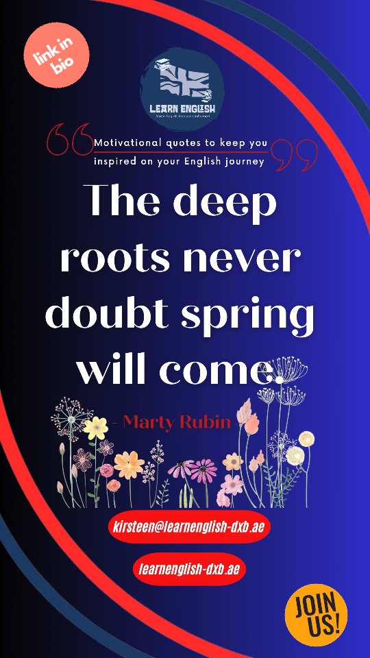 Today's #motivationalquote is from #martyrubin we hope it keeps you #inspiredandmotivated #staymotivated #learnenglish_easily