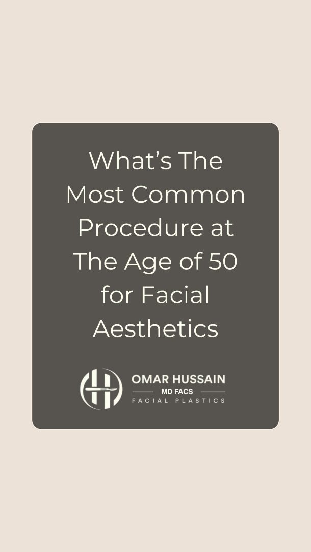 What works best at 50?
Dr. Hussain explains the most common approach to facial rejuvenation at this age.
#blepharoplasty #facelift #beverlyhillsplasticsurgeon #FacialPlasticSurgery #facialrejuvenation
