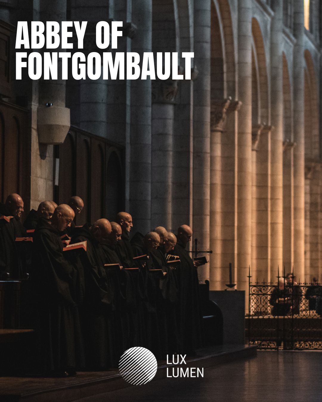 A discreet lighting setup for the abbey of Fontgombault.
Together with the Benedictine monks, we created a warm and welcoming atmosphere that respects the silence and architectural beauty of the church.
Over 140 StarEyes, StarEye Maxis, PowerEyes and StarPoints are carefully positioned to provide reading light while subtly highlighting the space, without impacting the historical structure.
Wireless Casambi control allowed the monks to control easy with precision.