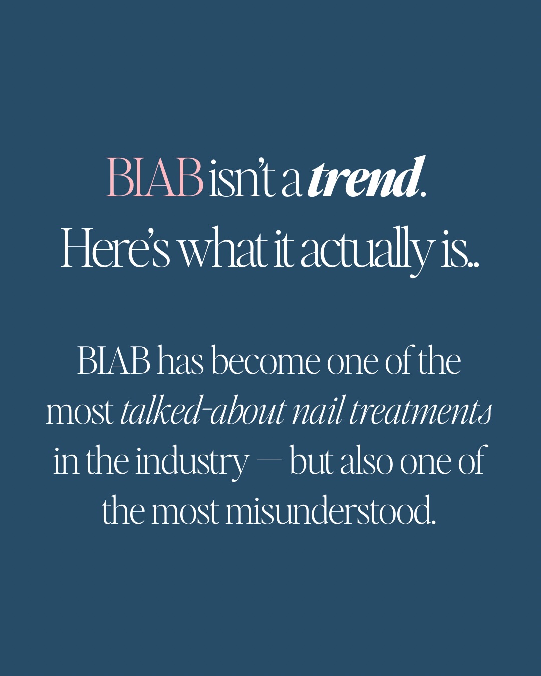 BIAB has become one of the most talked-about nail treatments in the industry — but also one of the most misunderstood.
At Bouyage, BIAB is not a “quick overlay”.
It is a structured nail treatment designed to:
• Strengthen the natural nail plate
• Encourage healthy growth
• Reduce breakage over time
• Replace harsh acrylic systems
We use The Gel Bottle Inc system because it is one of the only professional systems that allows flexibility while still protecting the natural nail underneath.
But here’s the truth most salons won’t tell you:
👉 BIAB is only as good as the application.
If the nail isn’t prepped correctly, if the structure isn’t balanced, or if the product is applied too thick or too thin — the nail will fail.
That’s where Bouyage is different.
We don’t rush BIAB appointments.
We treat them as nail health appointments, not “beauty quick fixes”.
If you’ve been having BIAB elsewhere and experiencing lifting, breakage or damage — this is your sign to switch.
→ Book your BIAB appointment with Bouyage
#StAlbansNails #BouyageNails #BIAB