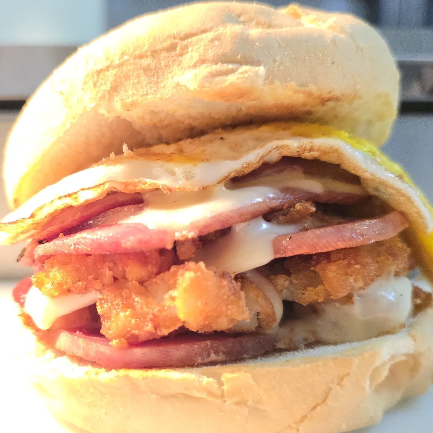 Spuds with tater tots.
🔥 Craving something different, San Diego? 🔥
Come try the famous Pork Roll Sandwich at Giorgino’s — a true East Coast classic made fresh right here in SD! 🐷✨
Perfectly grilled pork roll, melty cheese, and bold flavor in every bite. Once you try it, you’ll be hooked!
📍 1237 28th St, San Diego, CA
📞 (619) 234-9141
🕒 Open : 10:45 AM – 7:00 PM
Closed Mondays
🚗 Order delivery with: DoorDash • Grubhub • Swipeby
Stop by for lunch or grab it on the go — your new favorite sandwich is waiting!
#porkroll #sandiegoeats #sdfoodie #sandiegofood #cheesesteak