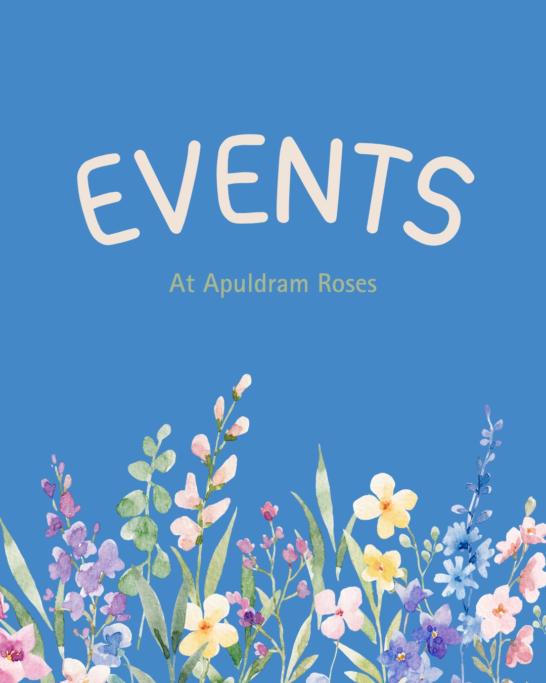 We have some exciting things coming up this year in the rose garden! These events are already up on our website. Head over to get your tickets. Go to 'Visit us' and find our 'events' page for more details.
Tag somebody who might like to join you! And let us know in the comments if you've been to one of our events and what you'd like us to do again!
#events #westsussex #chichester #chichesterevents #westsussexevents