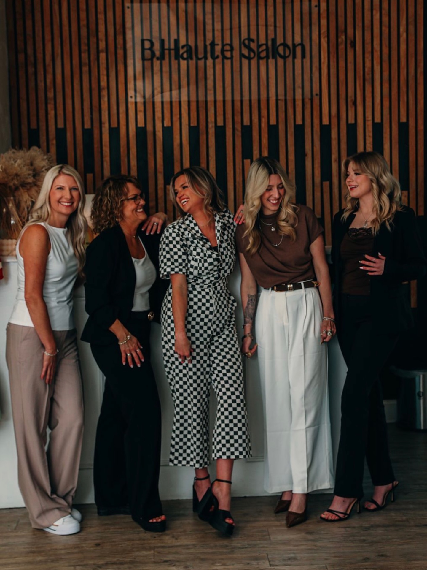 With a few fun new faces around the salon, we thought it was the perfect time to reintroduce the team behind Bhaute.
Brittany – Owner and stylist behind the chair, specializing in lived-in color and extensions. @brittany_hamilton_
Debbie – Your go-to for high-impact blondes and extensions.
@hairstylist_debbieallen
Sherilyn – Dimensional color and gray coverage specialist.
@hairbysherilynlehman
Erin – All things esthetics and tanning.
@e.b.aesthetics
Britain – Your boutique specialist.
@bhautecollective coming soon!!!
Go follow each of our team members if you don’t already! We love supporting each other and sharing all the behind-the-chair moments.
We’re proud of the team we’re building and the talent each of these women bring to Bhaute.
Bhaute b beautiful b you