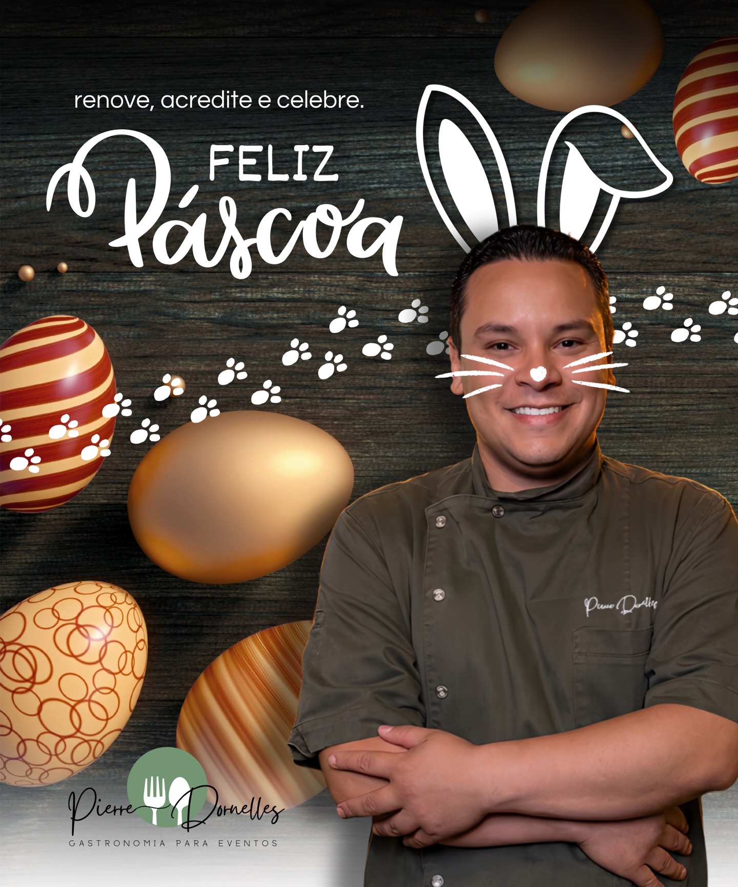 Feliz Páscoa! 🕊️
É sobre recomeço, fé e amor que se renova. É lembrar do verdadeiro significado: a esperança que vence, a vida que floresce e o sacrifício que nos ensinou o que é amar de verdade.
Que nesta Páscoa possamos olhar para dentro, agradecer, perdoar e recomeçar — com o coração mais leve e cheio de propósito.
Que nunca nos falte fé, nem motivos para acreditar em dias melhores. 🤍
Chef Pierre Dornelles | Gastronomia para eventos
📞 (41) 99877-4105 | WhatsApp
🌐 www.pierredornelles.com.br
.
.
.
.
.
.
.
.
.
.
.
#gastronomiaparaeventos #eventosemcuritiba #buffetparacasamento #buffetparaeventos #páscoa2026
