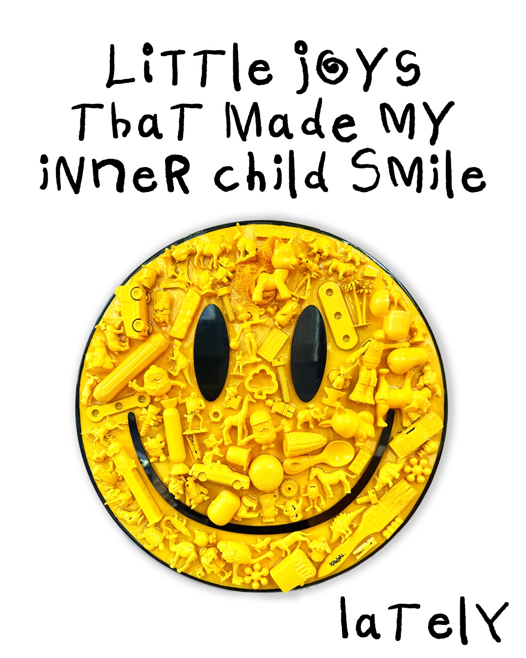 5 simple joys that reconnected me to my inner child recently.
And you? What made your inner child smile lately?
This series might help you understand me and my art better, or inspire you to recreate happy childhood moments to treat your inner child. With your parents, your kids, your friends or alone.
1. Playing cards and games with my family. I used to play with my parents and their friends on holiday. It was always my highlight of the day after the boring visits
2. Eating dragibus at the movies. My favourite childhood sweets
3. Doing grocery shopping with my mum, scanning the yogurt aisle and buying āPetits suissesā that I loved as a kid
4. These lemon soaps that reminded me of my primary schoolās bathroom soaps
5. Smelling and eating my mumās famous āBlanquetteā, my favourite French stew
#katvandal #childhoodmemories #childhoodnostalgia #innerchild happymemories