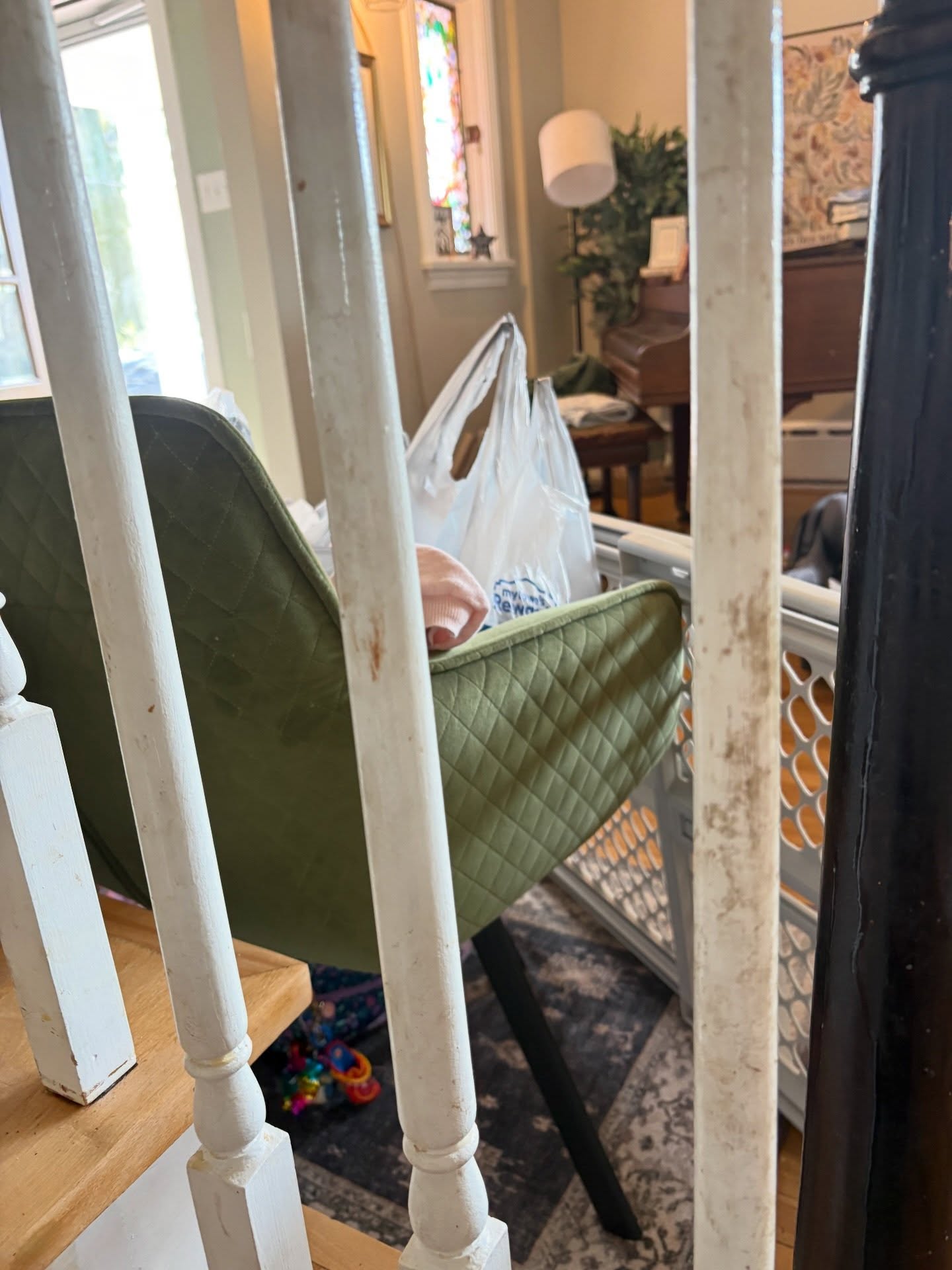 Dirty stair spindles mean little hands at play 😊
Keeping your home spotless can be overwhelming with kids around, but messy homes can often equal happy memories!
Consider hiring help to tackle hard-to-reach areas at least 1-2 times a year for a healthier home🏠🧼🫧✨
#acleanyoucantrust #cleanhomehappyhome #cleaningservices #polandohio