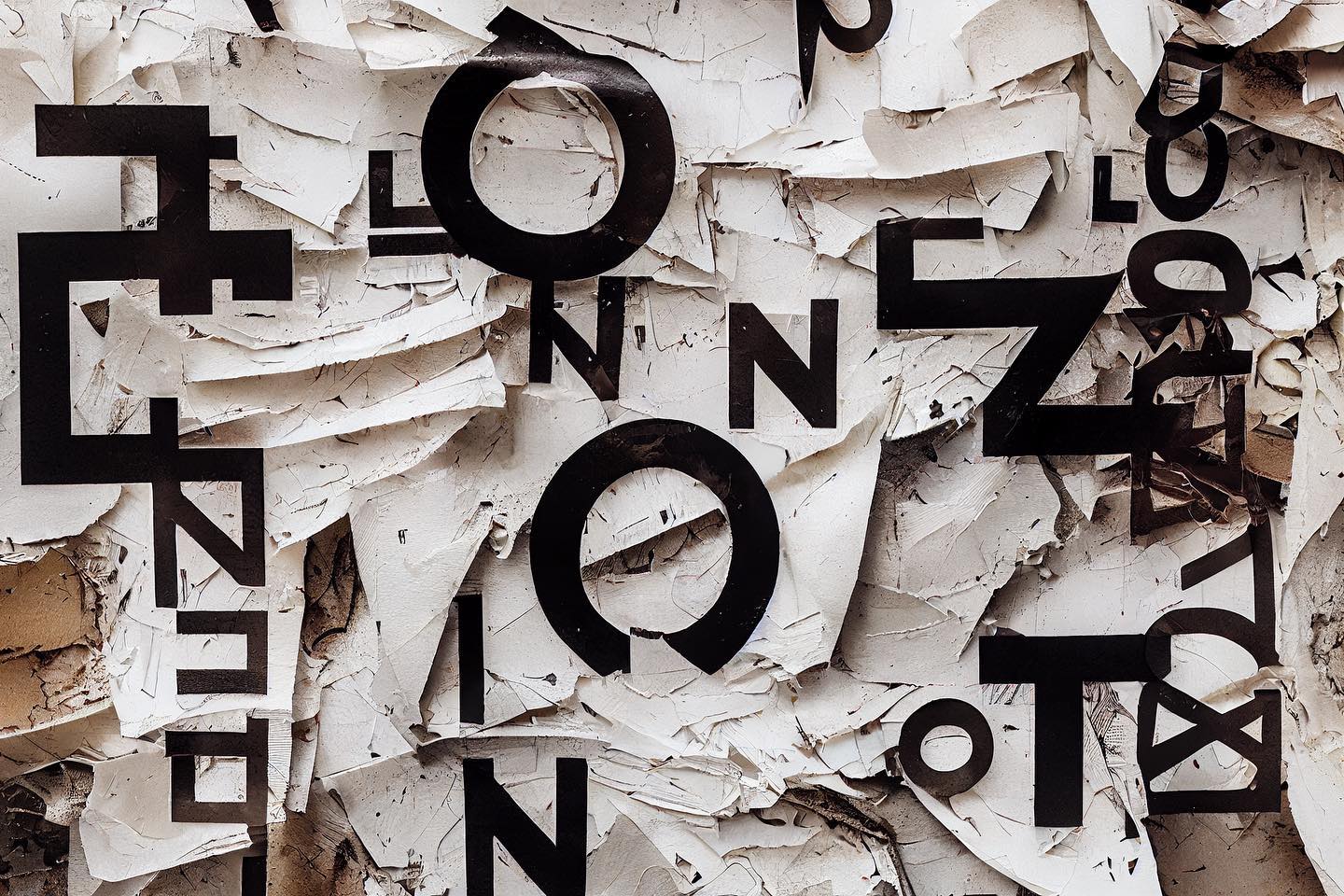 Alphabet Soup #midjourney #typography