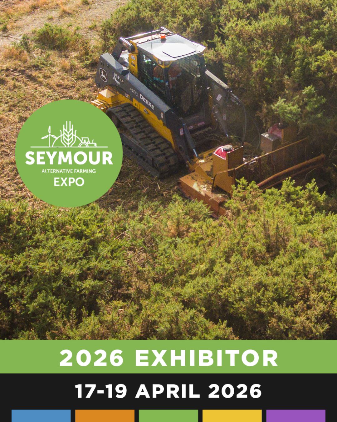Mountain View Contracting will be exhibiting at the Seymour Alternative Farming Expo next week, 17–19 April at Kings Park, Seymour. If you're dealing with gorse, blackberry, or other invasive weeds, it's a good opportunity to come and talk through what the Eco Blade can do on your property.
Find us on site across all three days.
